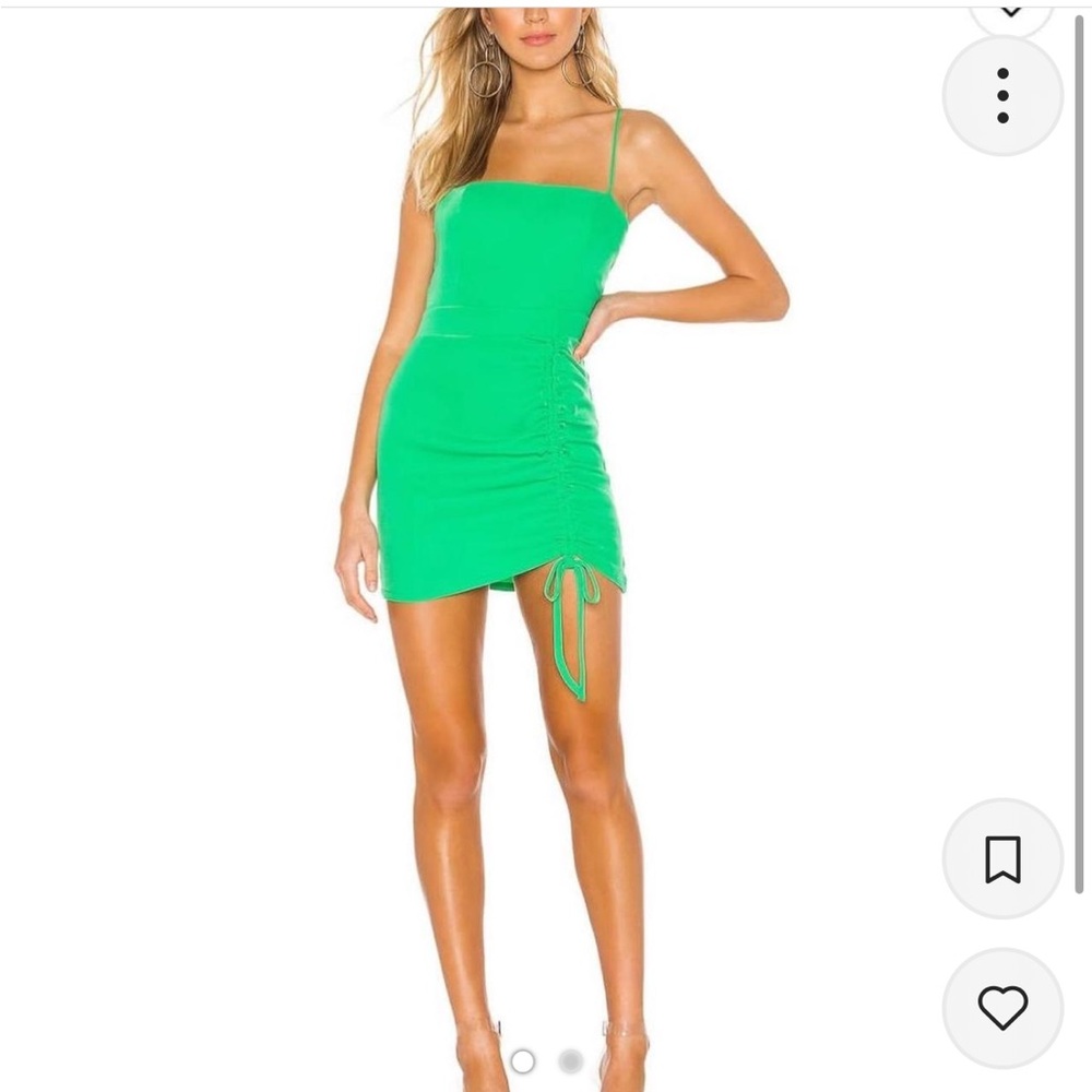 Superdown Fabiana Mini Dress in Kelly Green